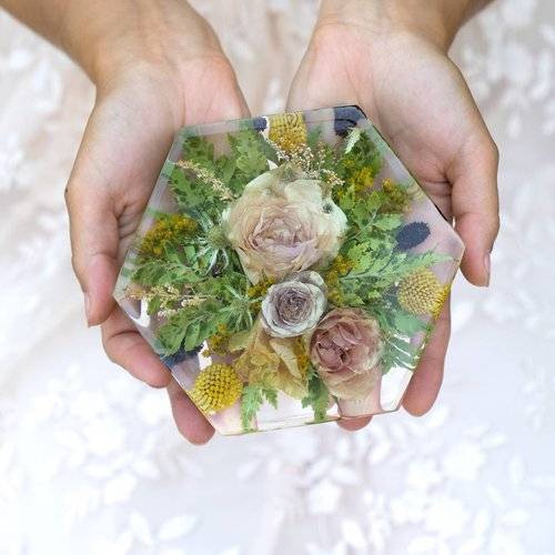 Nature ID - uchování svatební kytice do pryskyřice - Galerie 14